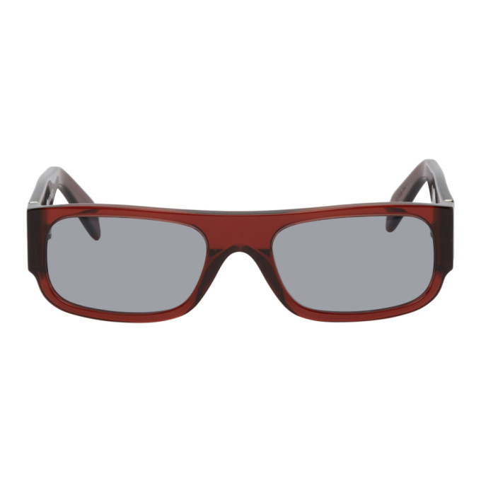 Photo: RETROSUPERFUTURE Burgundy Smile Sunglasses