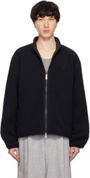 Nike Jordan Black Jordan Flight High-Pile Fleece Jacket
