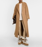 Moon Boot LTrack shearling and suede ankle boots