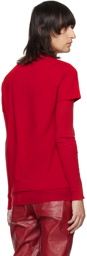 Rick Owens Red Level T-Shirt