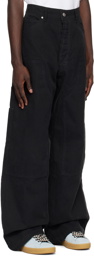 B1ARCHIVE Black Paneled Trousers