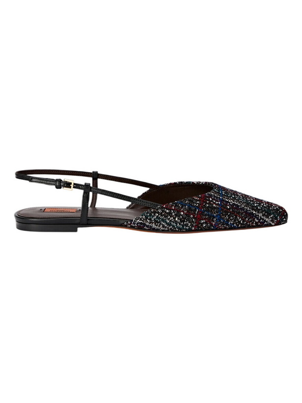 Photo: Missoni - Check sequins patterned clogs, Women, Black