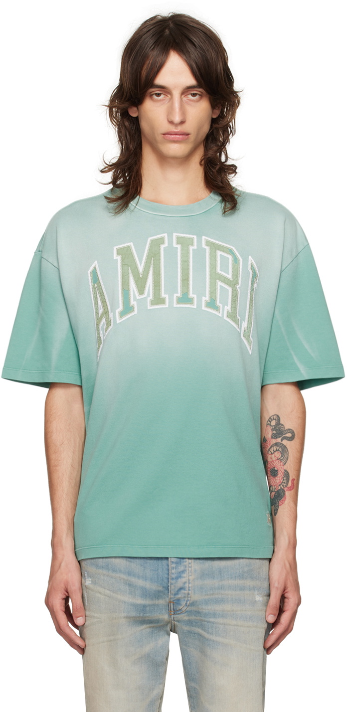 【関税込み】AMIRI ブルー Vintage オーバーサイズ Tシャツ AMIRI Blue Vintage Oversized T-shirt Amiri