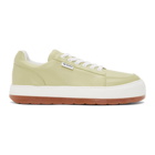 Sunnei Green Leather Dreamy Sneakers