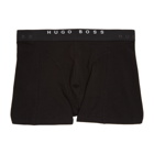 Boss Two-Pack Black and Striped Boxer Briefs
