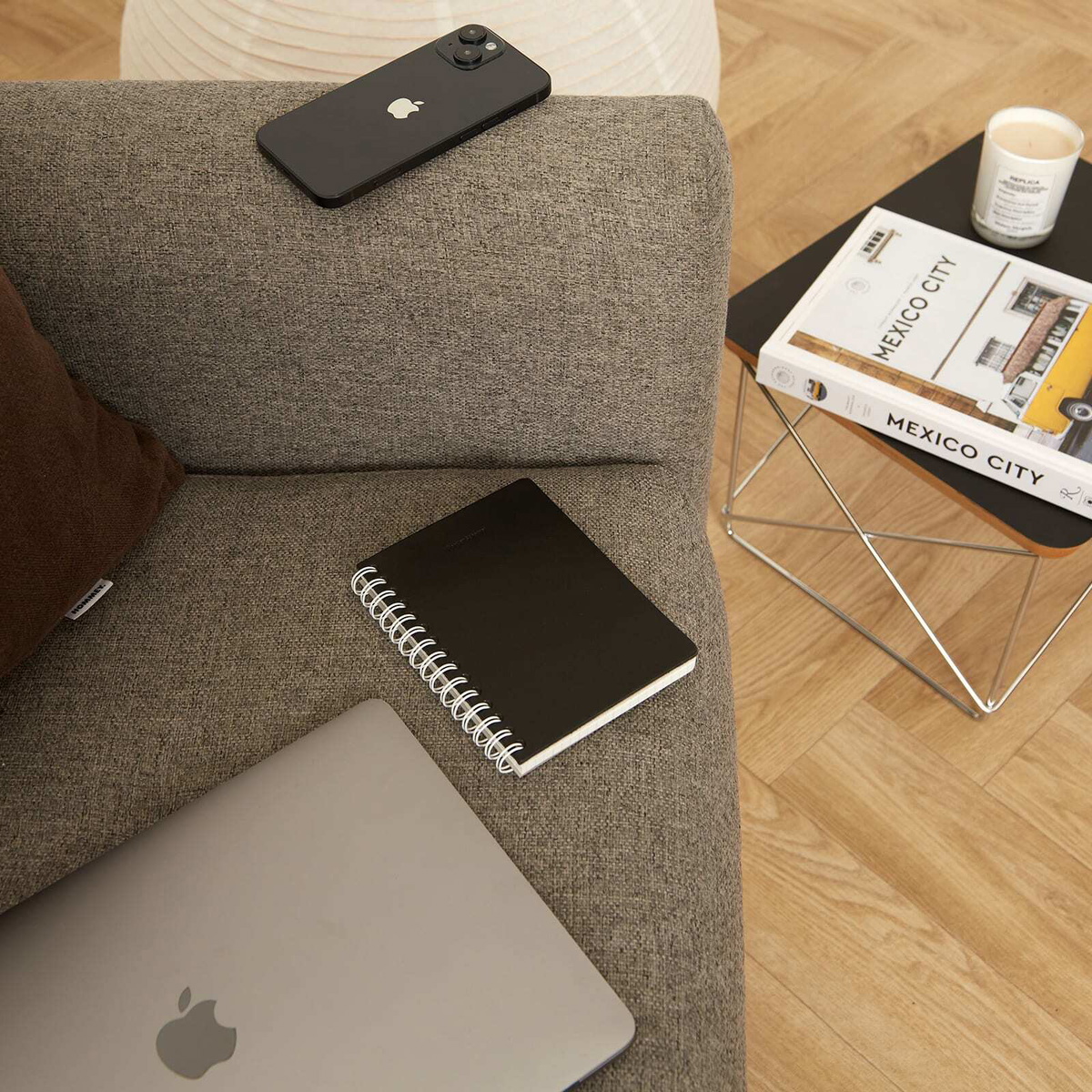 Hender Scheme Removable Ring Notebook - A6 in Black 
