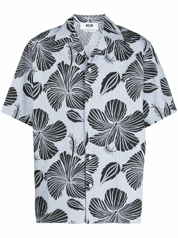 Photo: MSGM - Shirt With All-over Print