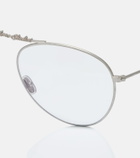 Acne Studios Logo aviator glasses
