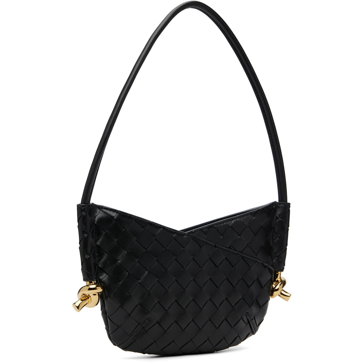 Bottega Veneta Black Solstice Intrecciato Baby Bag