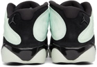 Nike Jordan Black & Green Air Jordan 13 Retro Low Sneakers