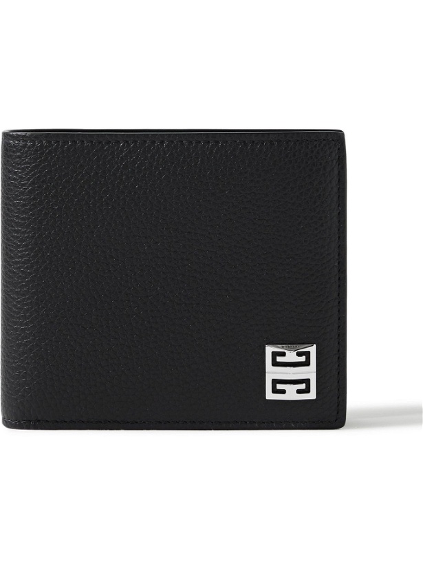 Photo: GIVENCHY - Logo-Embellished Full-Grain Leather Billfold Wallet