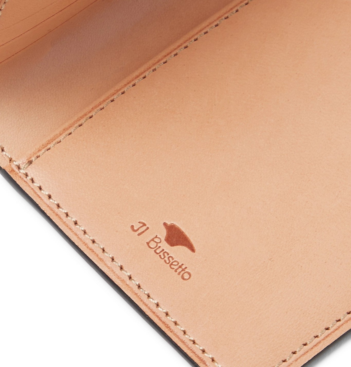 Il Bussetto - Polished-Leather Bifold Cardholder - Green