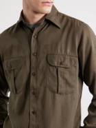 J. Mueser - TENCEL™ Lyocell-Twill Shirt - Green