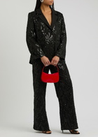 Stine Goya Sequin-embellished Twill Blazer Black
