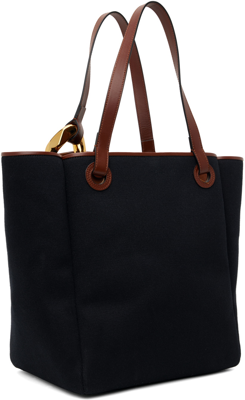 JW Anderson Navy JWA Corner Canvas Tote JW Anderson