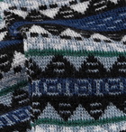 Anonymous Ism - Fair Isle Jacquard-Knit Socks - Men - Blue