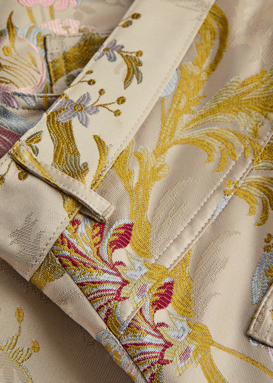 Marques' Almeida Floral Brocade Wide-leg Trousers Multicoloured