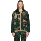 Kenzo Green Jacquard Memento Jacket