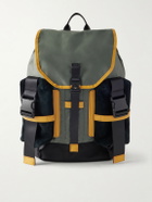 Master-Piece - Leather and Suede-Trimmed CORDURA® Backpack