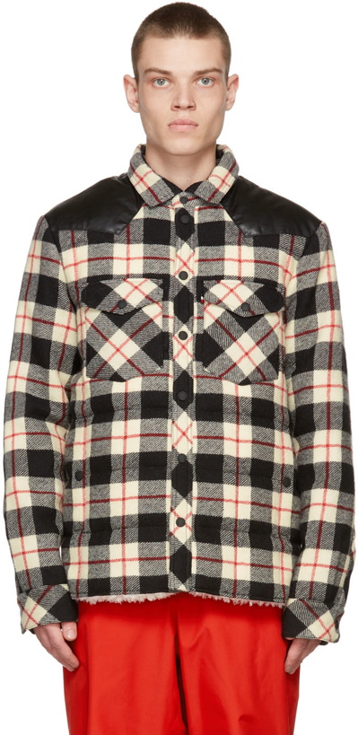 Photo: Moncler Grenoble Multicolor Plaid Gelt Jacket