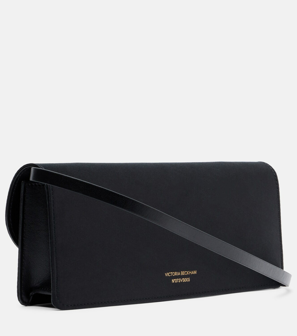 Victoria Beckham Dorian East-West satin clutch