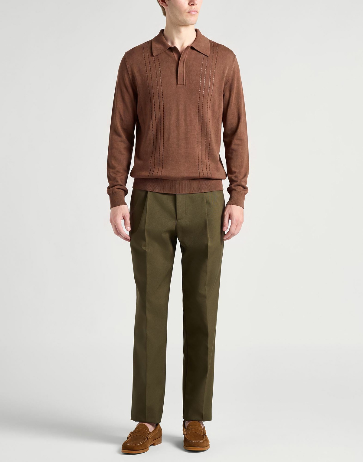Lardini Mens Sweater in Brown