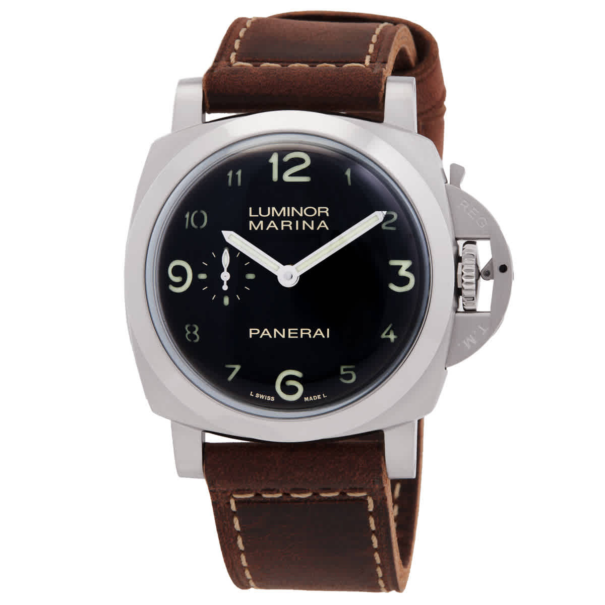 Panerai Limited Edition 44mm Luminor Marina Automatic Black Dial Watch PAM01759