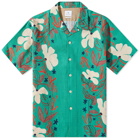 Paul Smith Men's Sea and Shells Vacation Shirt in Green