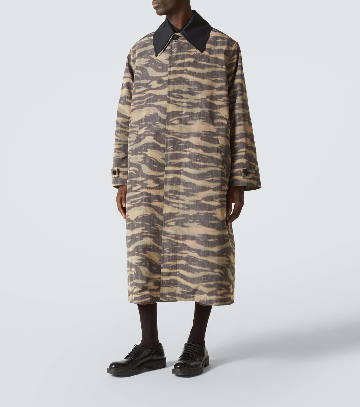 Jil Sander Camouflage car coat