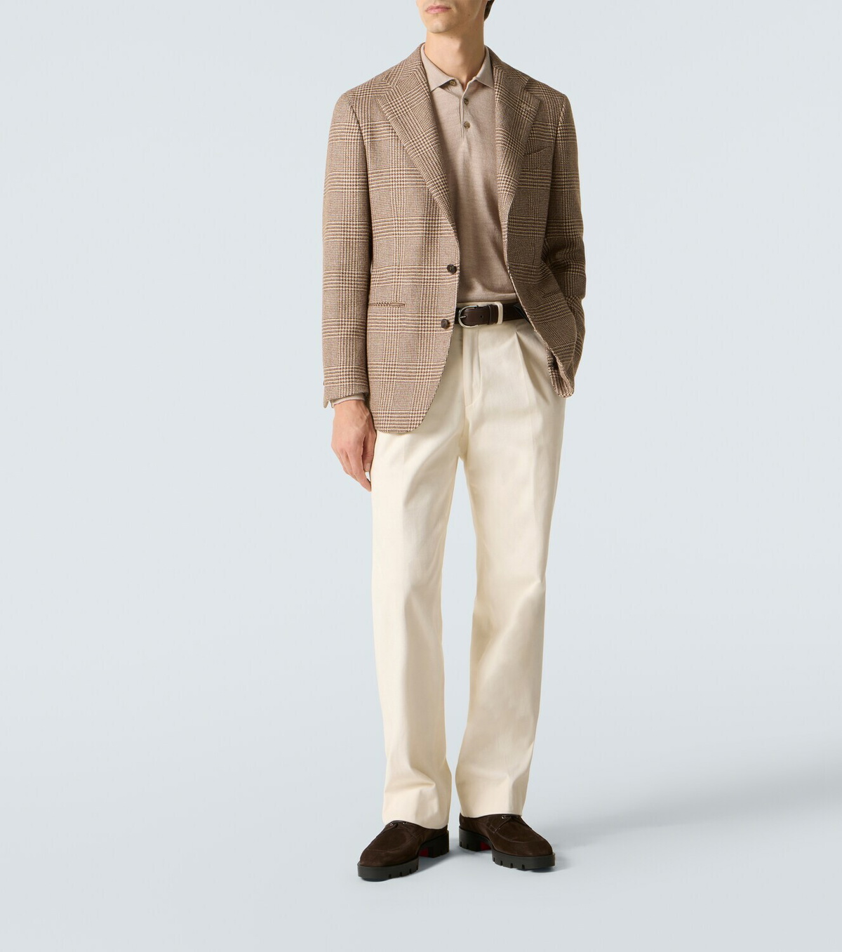 Christian Louboutin Davisol Lion suede Derby shoes