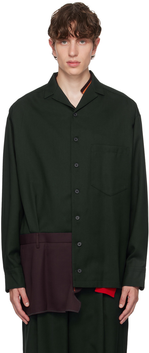 kolor Green Belt Loop Shirt