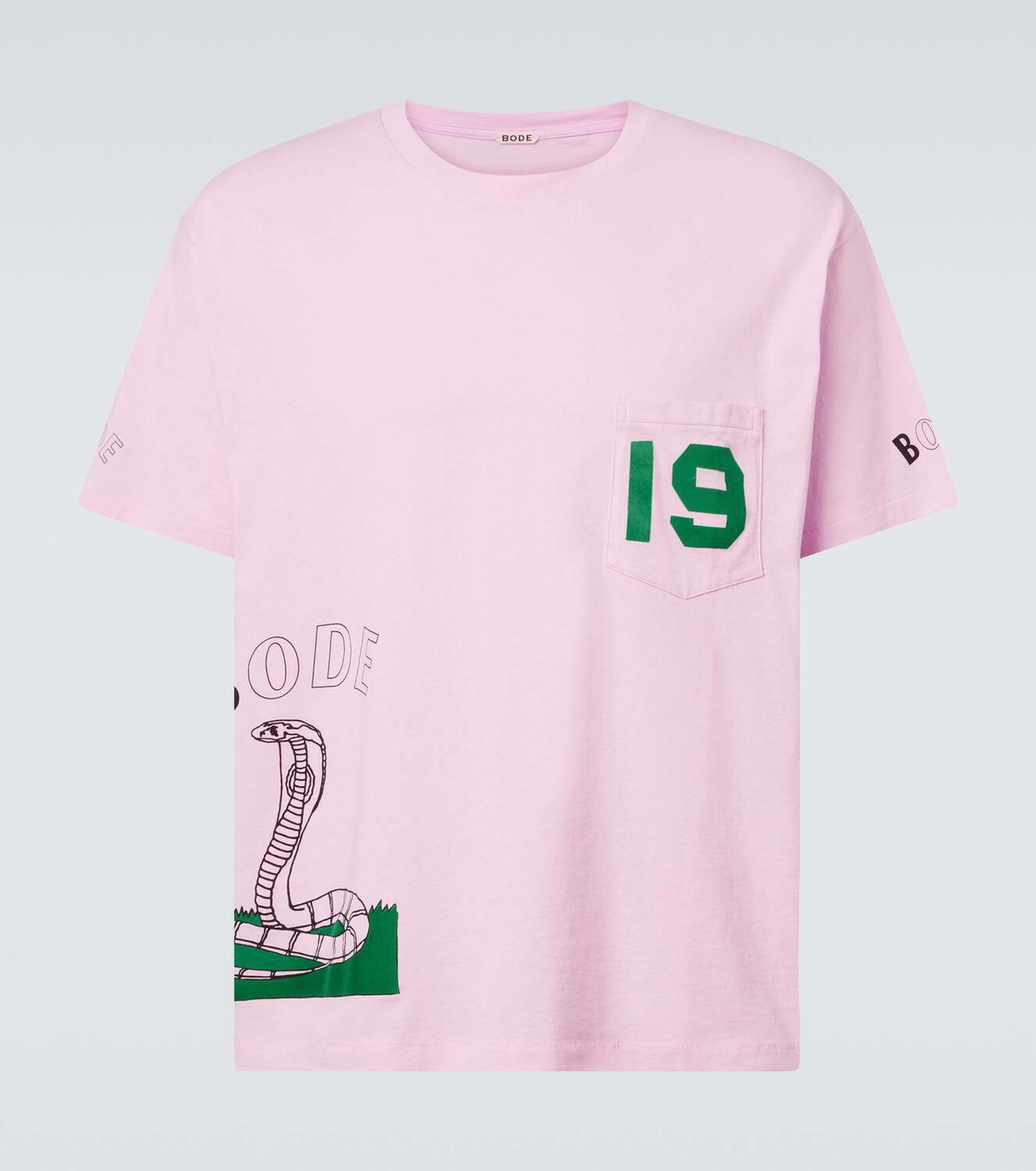 Bode Cobra printed cotton jersey T-shirt Bode