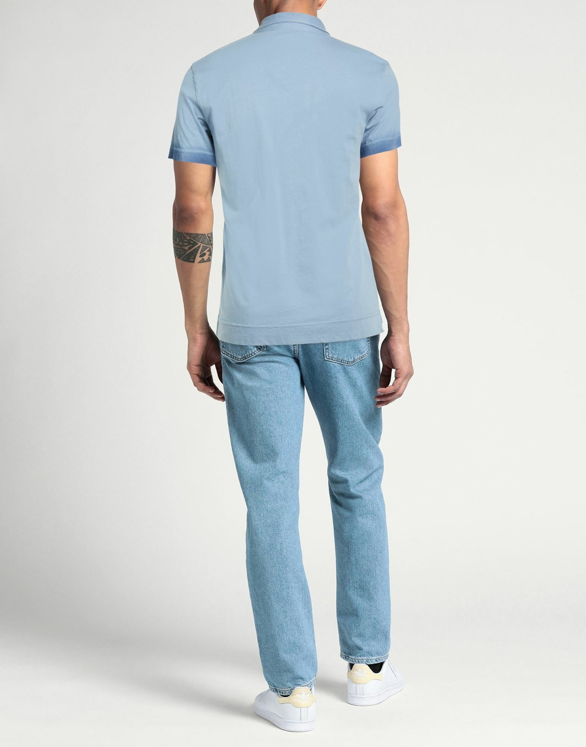 Crossley Mens Polo shirt Pastel in Blue