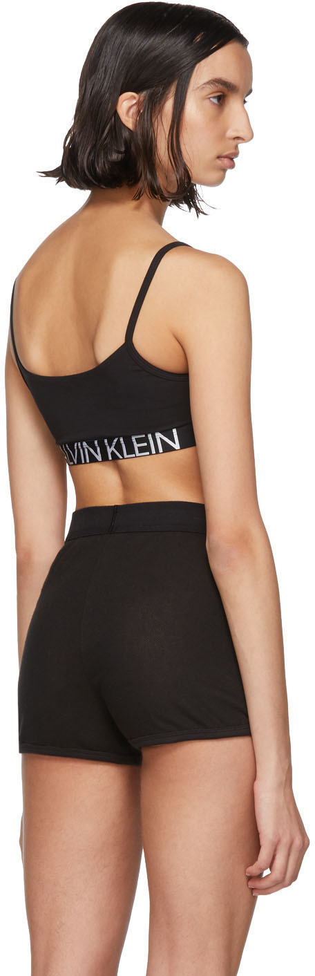 Calvin Klein Underwear Black Convertible Statement Bralette