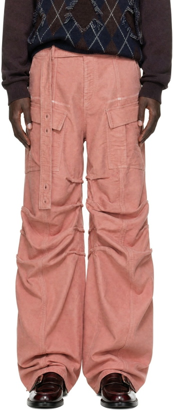 Photo: Y/Project Pink Gathered Cargo Pants