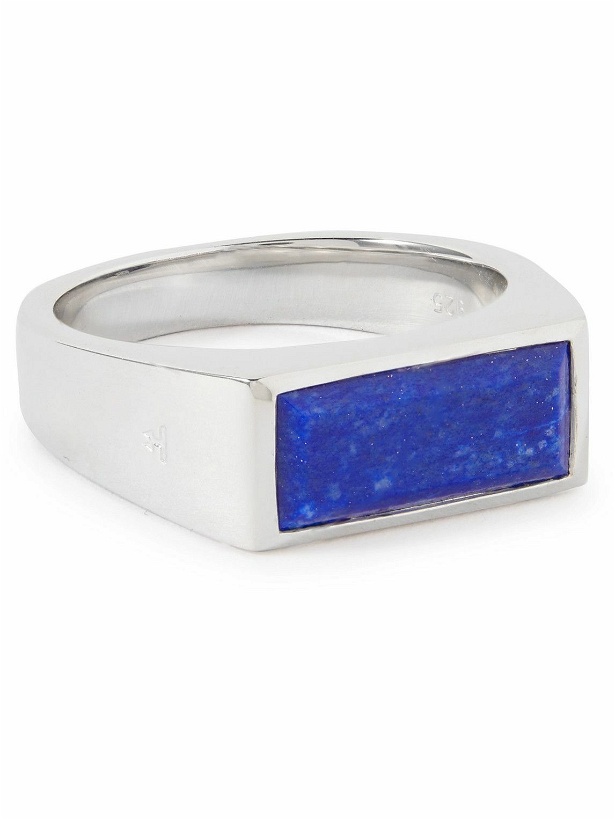 Photo: Tom Wood - Peaky Silver Lapis Ring - Silver