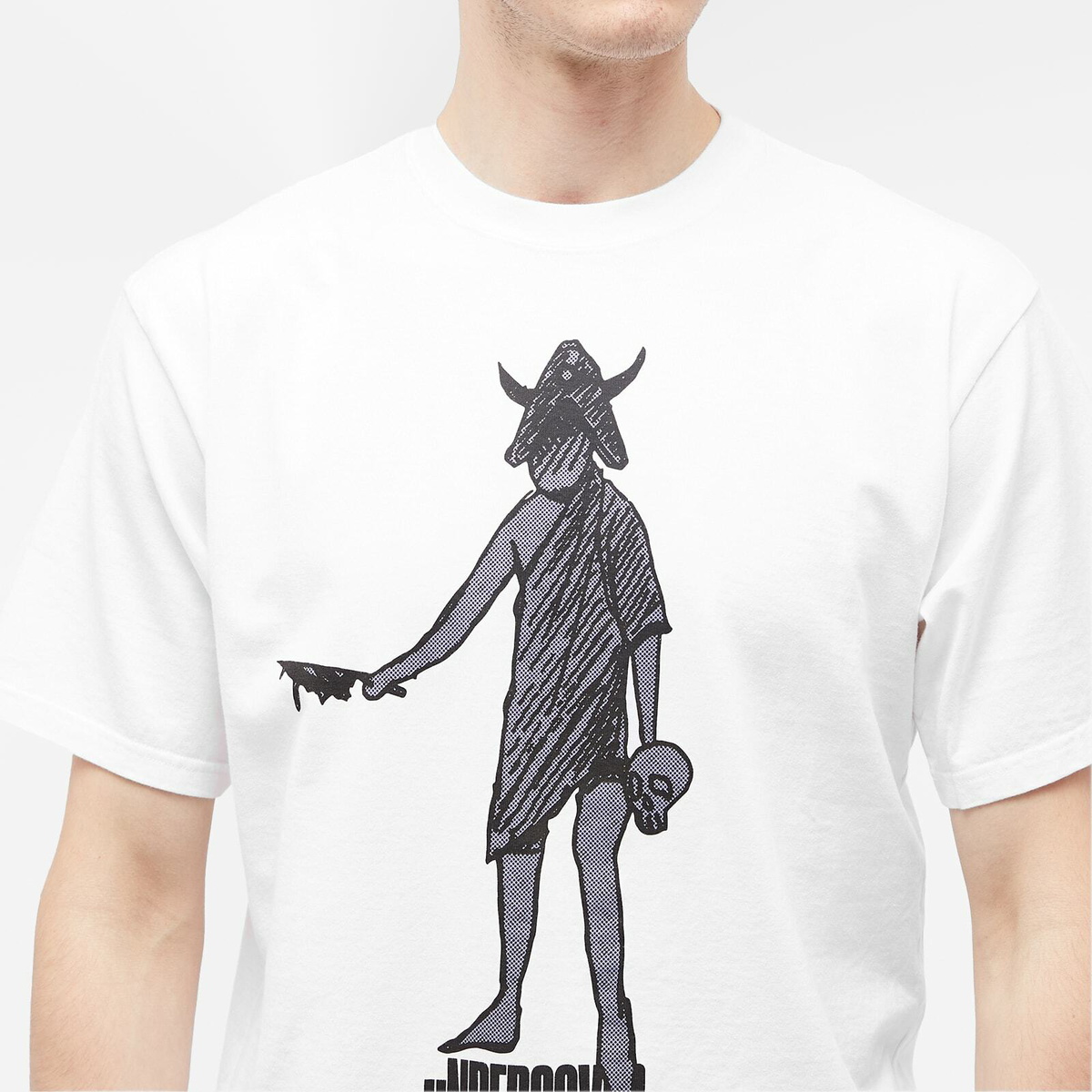 Undercover Men's Warrior T-Shirt in White Undercover