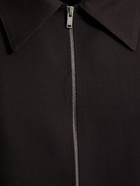 JIL SANDER - Virgin Wool Zipped Shirt