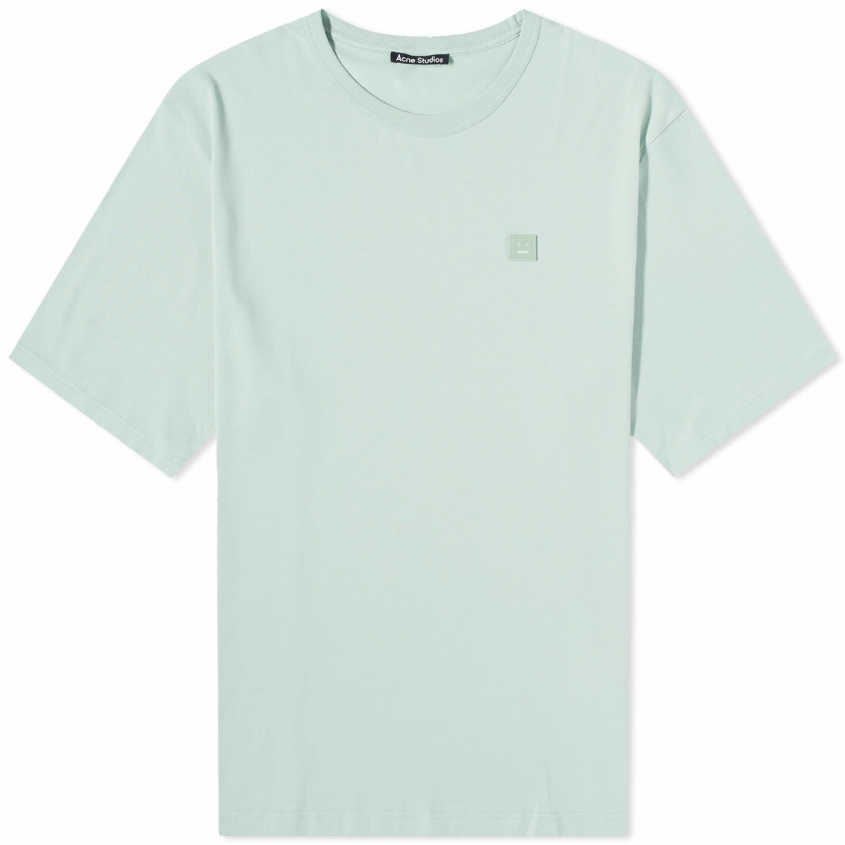 Photo: Acne Studios Exford Face T-Shirt in Soft Green