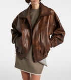 Magda Butrym Leather blouson jacket