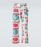 Bode Enrichment Knolly Brook cotton straight pants