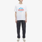 Balmain x Evian T-Shirt in White/Multi