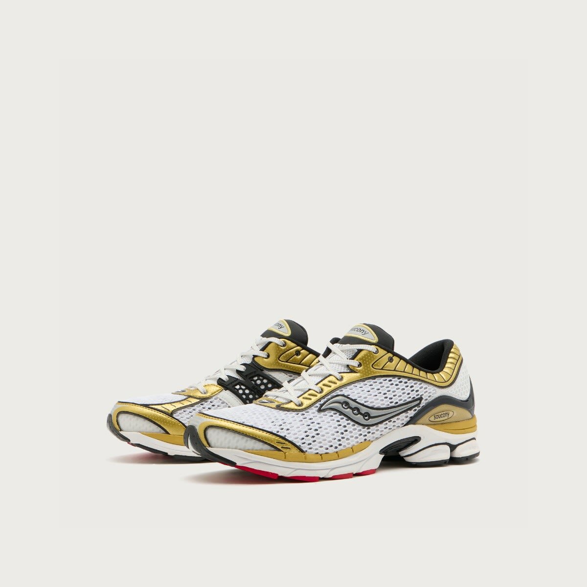 Saucony Men's Progrid Paramount Sneaker in White/Gold