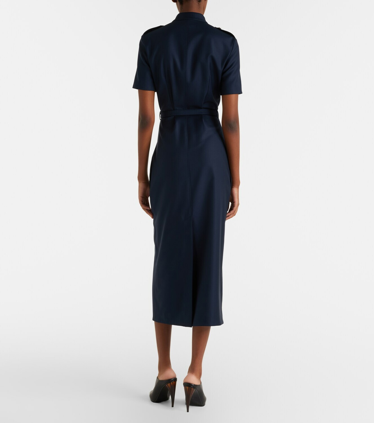 McQueen Belted shirt dress