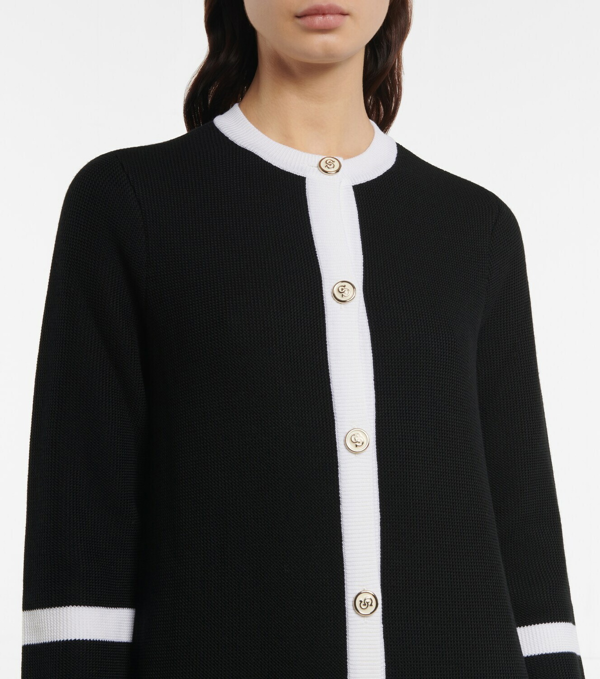 Ferragamo - Striped virgin wool cardigan Salvatore Ferragamo