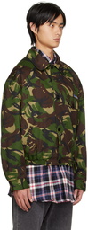 Martine Rose Green Camo Jacket