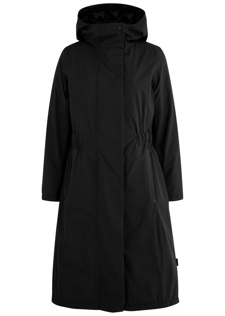 Herno Parka With Hood Trimmed In Faux Fur Herno