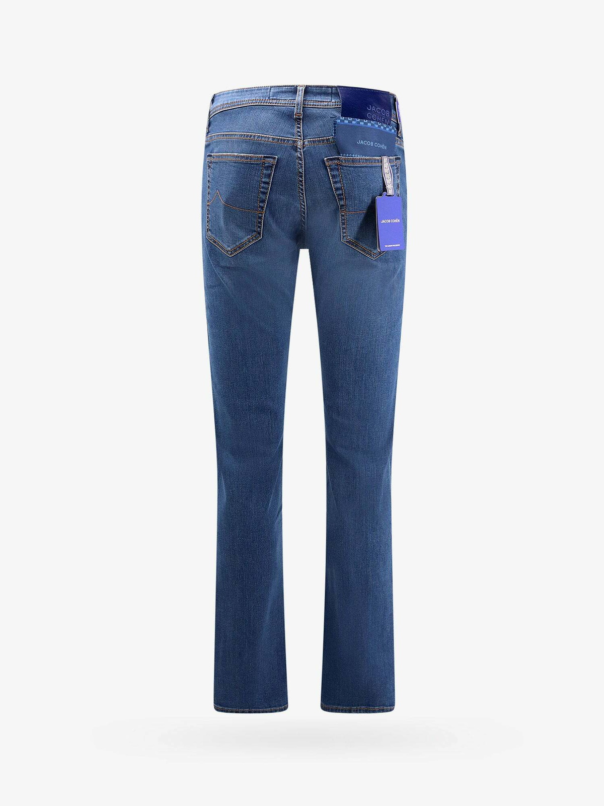 Pantalon Jean Homme Blanc Jacob Cohen - Taille 35 / M - Coupe Straight - Occasion Bon État