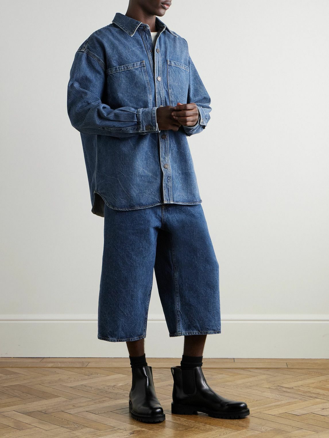 AGOLDE - Atticus Denim Shirt - Blue