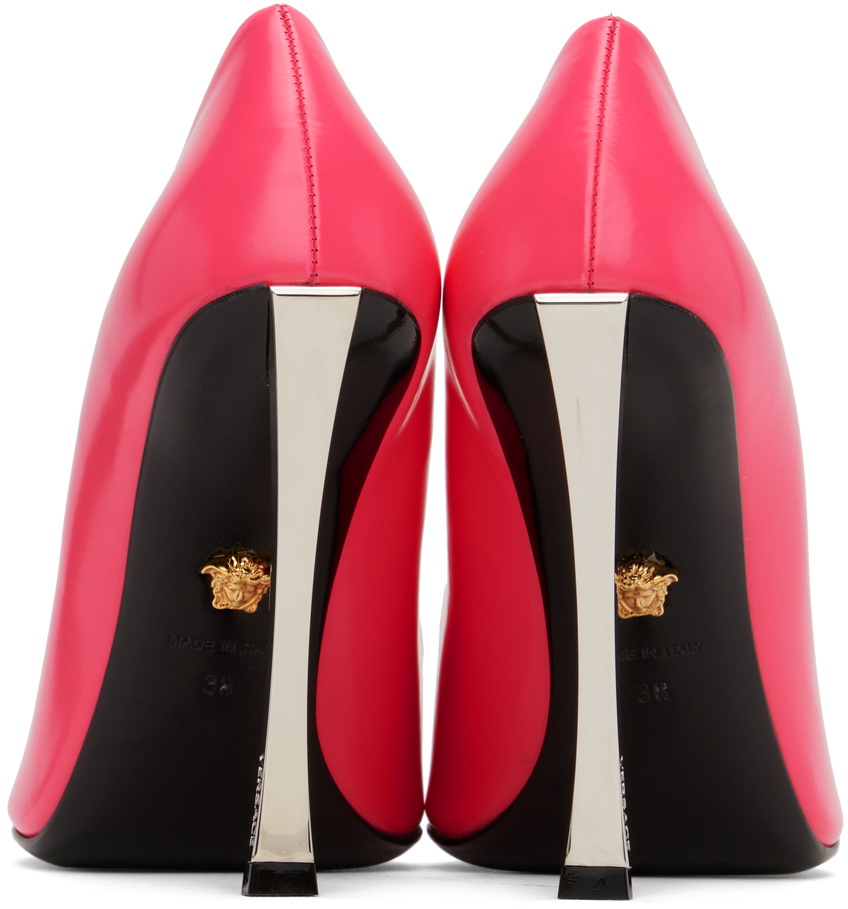 Versace Pink Pin-Point Heels